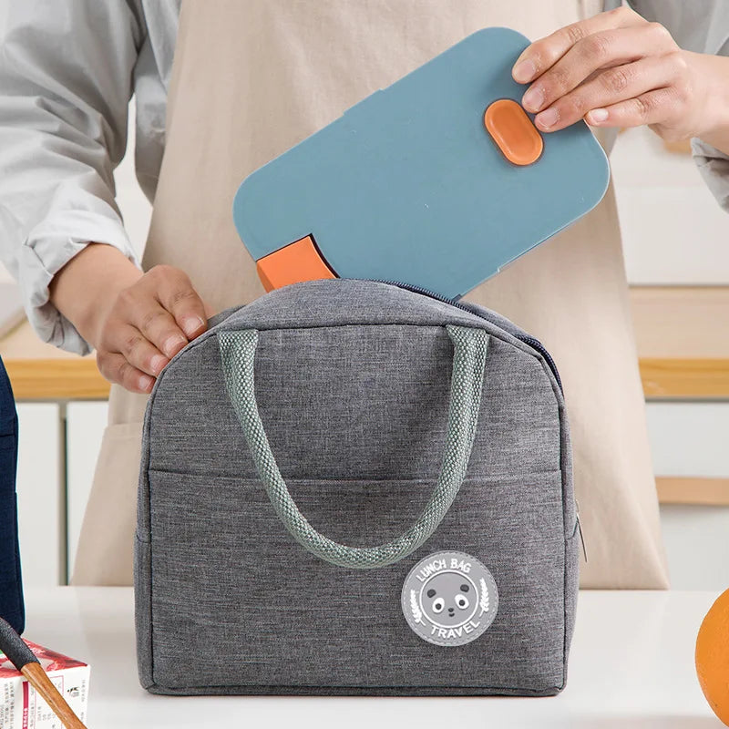Sac à lunch isotherme – Bento portable, léger et compact, intérieur aluminium, format étudiant ou bureau