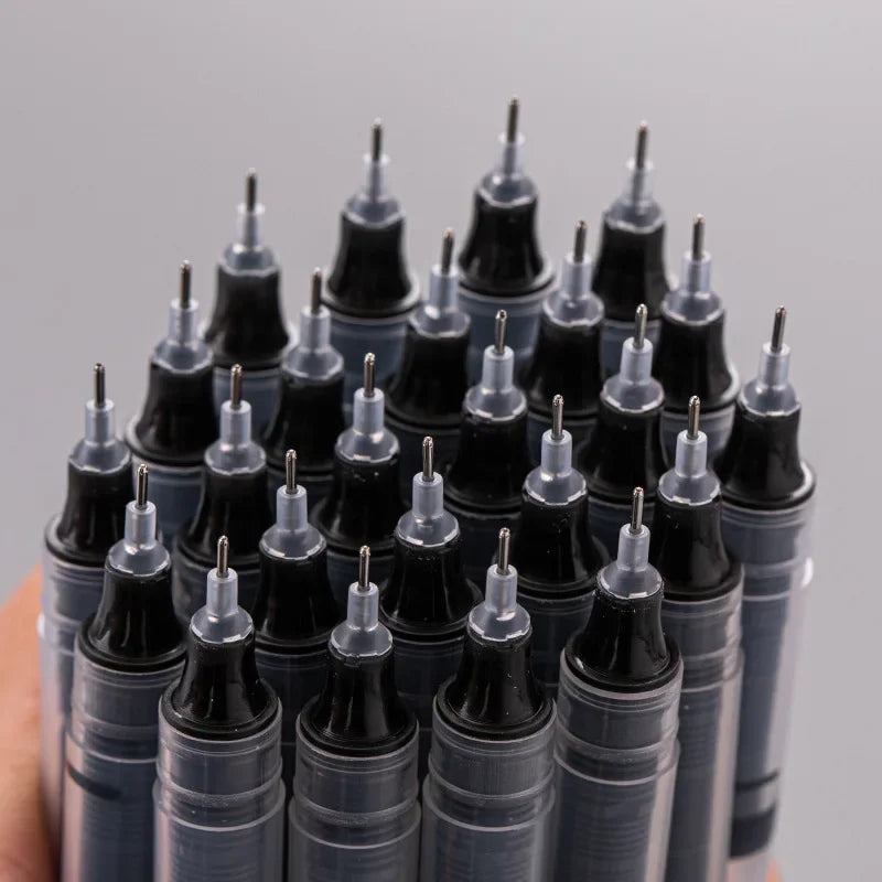 Stylos gel 0,5 mm – écriture fluide, encre bleue, lot de 10
