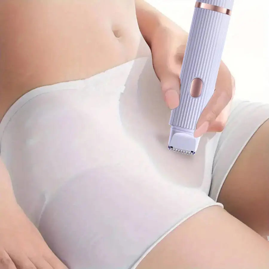 Rasoir électrique femme 2-en-1 – Épilateur visage et corps