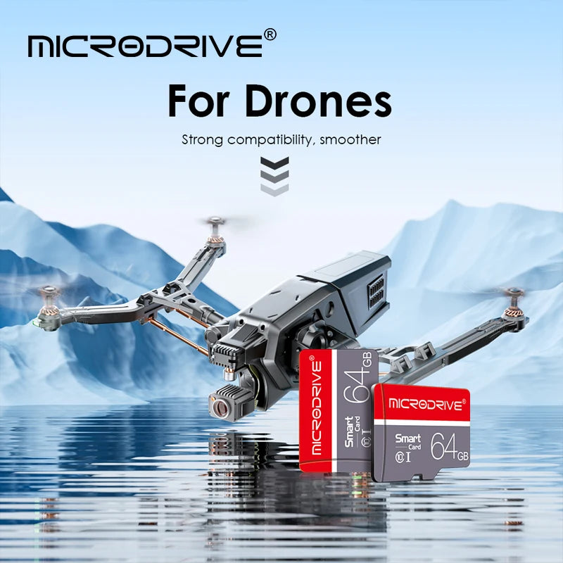 Carte mémoire MicroDrive Micro SD / TF – Haute vitesse, jusqu’à 256 Go, classe 10 UHS-I U3