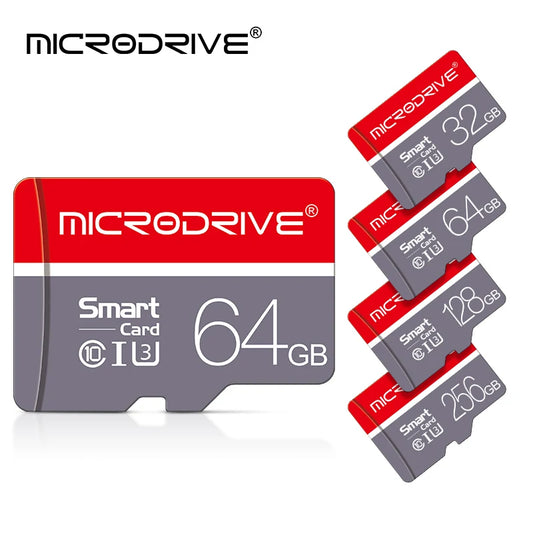 Carte mémoire MicroDrive Micro SD / TF – Haute vitesse, jusqu’à 256 Go, classe 10 UHS-I U3