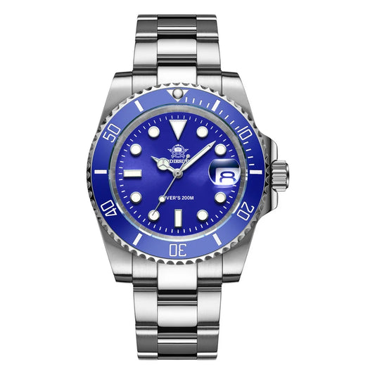 Montre ADDIESDIVE homme – Quartz japonais, étanche 200 m, acier inoxydable