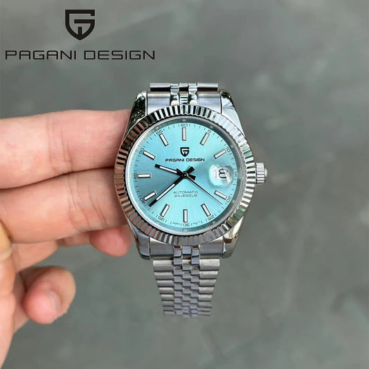 Montre automatique PAGANI DESIGN PD-1645 – 40 mm – Verre saphir, acier inoxydable, étanche 100 m