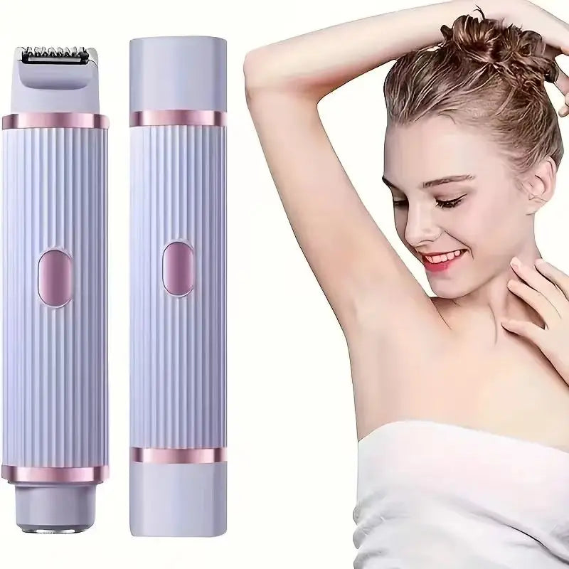 Rasoir électrique femme 2-en-1 – Épilateur visage et corps