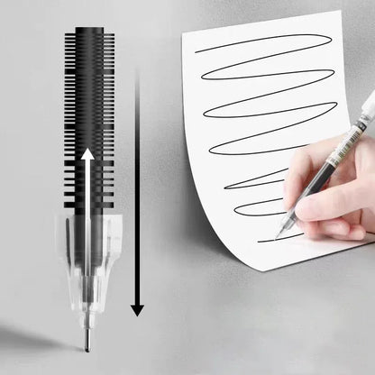 Stylos gel 0,5 mm – écriture fluide, encre bleue, lot de 10