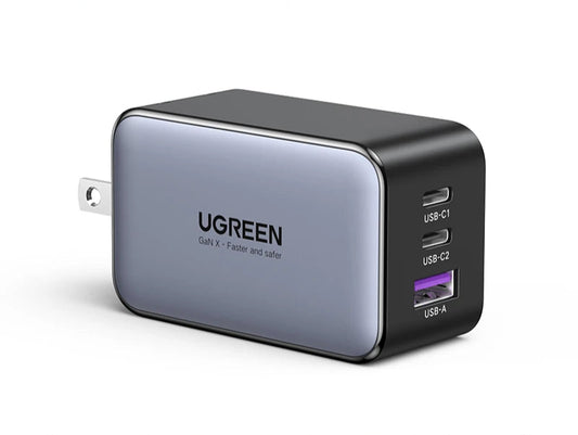 Chargeur rapide UGREEN GaN 65W – Multi-ports USB-C et USB-A