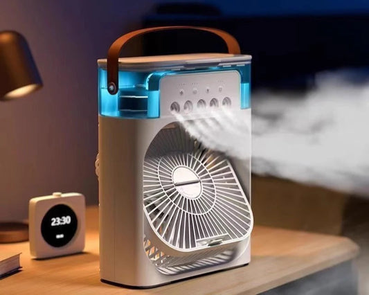 Ventilateur humidificateur multifonctionnel 3-en-1